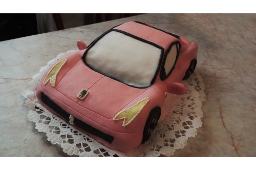 Autós torta