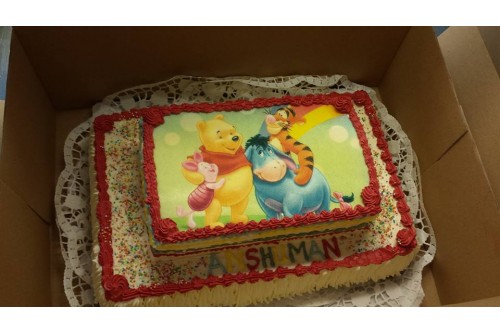 Micimackó torta