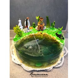 Horgász torta