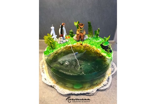 Horgász torta