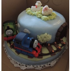 Thomas a gőzmozdony torta