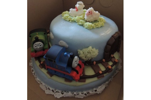 Thomas a gőzmozdony torta